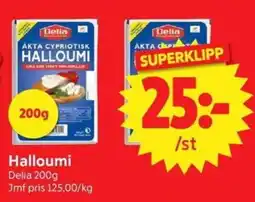 Nya Pulsen Delia halloumi erbjuda