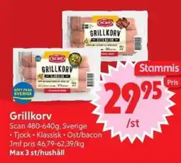 Nya Pulsen Grillkorv erbjuda