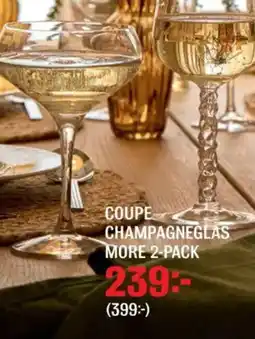 Mio Coupe champagneglas more 2-pack erbjuda