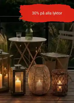 Plantagen Alla lyktor erbjuda