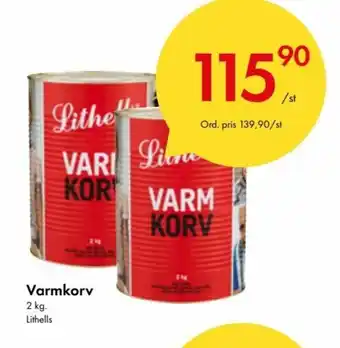 Lithells Varmkorv 2kg