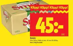 ICA Supermarket SMÖR erbjuda
