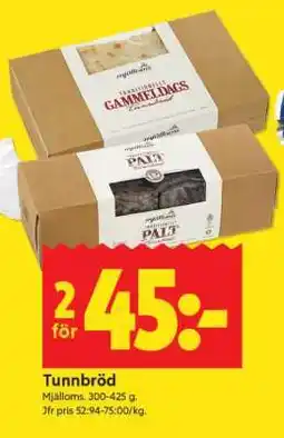 ICA Supermarket Tunnbröd erbjuda