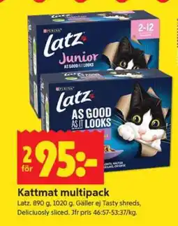 ICA Supermarket Kattmat multipack erbjuda