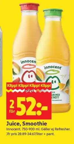 ICA Supermarket Juice, Smoothie erbjuda