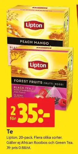 ICA Supermarket Lipton Te erbjuda