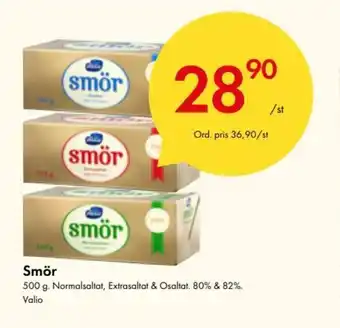 Snabbgross Valio Smör 500g erbjuda