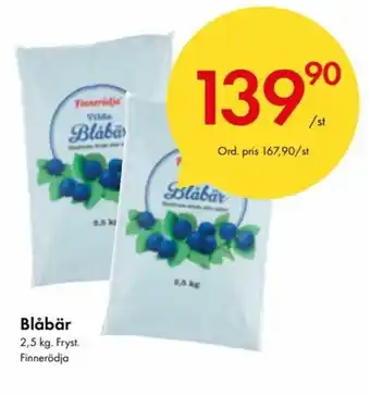 Finnerödja Blåbär 2,5kg