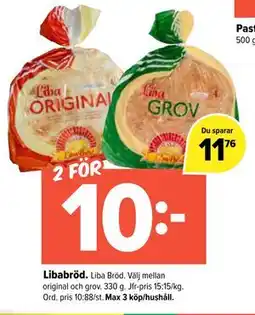 Coop Extra Libabröd erbjuda