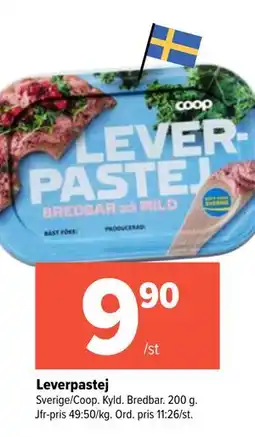 Coop Extra Leverpastej erbjuda