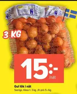 Coop Extra Gul lök i nät erbjuda