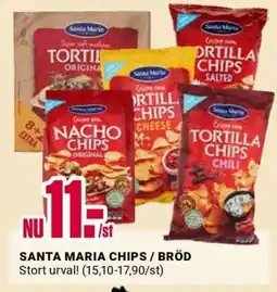 ÖoB SANTA MARIA CHIPS / BRÖD erbjuda