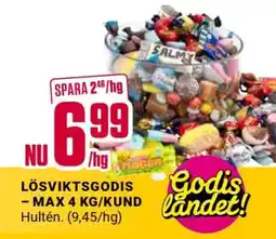 ÖoB Lösviktsgodis erbjuda