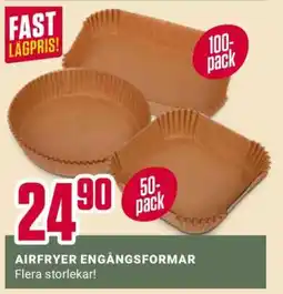 ÖoB AIRFRYER ENGÅNGSFORMAR erbjuda