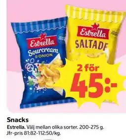 Coop SNACKS erbjuda