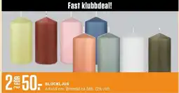 ÖoB Blockljus erbjuda