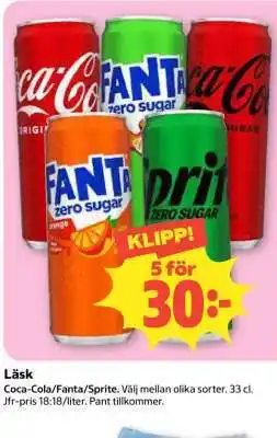 Coop Läsk erbjuda