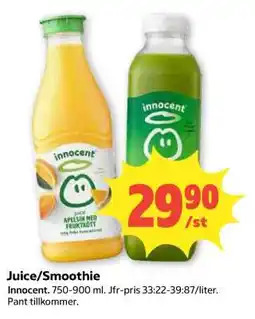 Coop Juice, Smoothie erbjuda