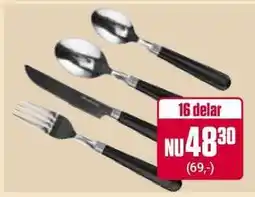 ÖoB 16 delar bestickset erbjuda