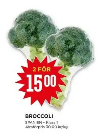 Willys Spanien Broccoli erbjuda