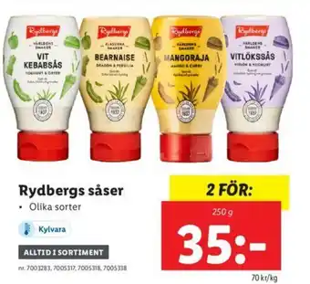 Lidl Rydbergs Såser 250 g erbjuda