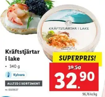 Kräftstjärtar i lake 340g