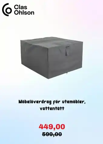 Clas Ohlson möbelöverdrag för utemöbler