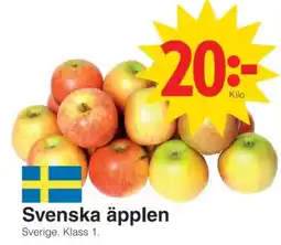 Matöppet Äpplen erbjuda