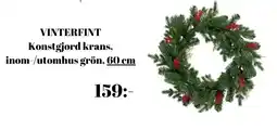 IKEA Vinterfint konstgjord krans erbjuda