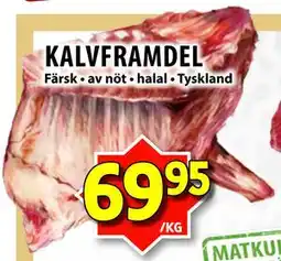 Matvärlden Tensta KALVFRAMDEL erbjuda