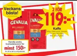 Matöppet Kaffe erbjuda