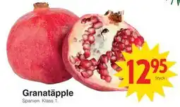 Matöppet Granatäpple erbjuda
