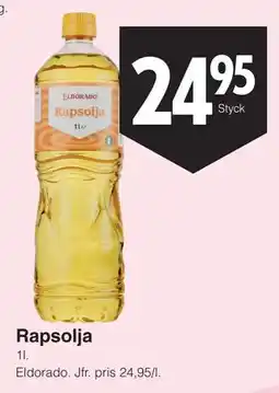 Matöppet Rapsolja erbjuda