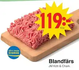 Matöppet Blandfärs erbjuda