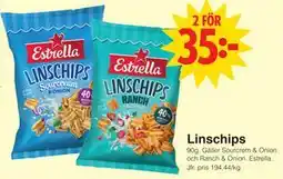 Matöppet Linschips erbjuda