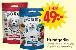 Matöppet Hundgodis erbjuda