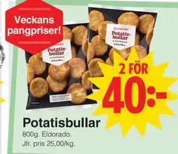 Matöppet Potatisbullar erbjuda