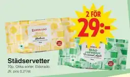 Matöppet Städservetter erbjuda