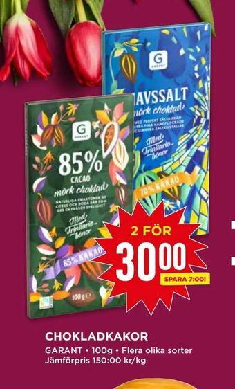 Willys Chokladkakor erbjuda