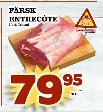 Matdax Färsk entrecôte erbjuda