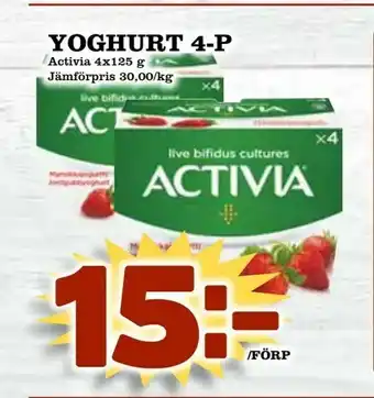 Matvärlden Tensta Yoghurt 4-p erbjuda