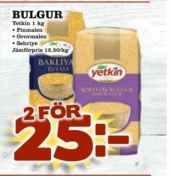 Matvärlden Tensta Bulgur erbjuda