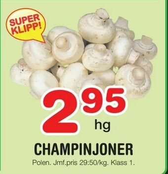 Nya Pulsen Champinjoner erbjuda
