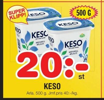 Nya Pulsen Keso erbjuda