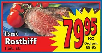 Supergrossen Rostbiff erbjuda