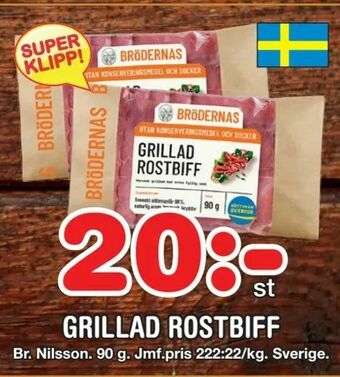 Nya Pulsen Grillad rostbiff erbjuda