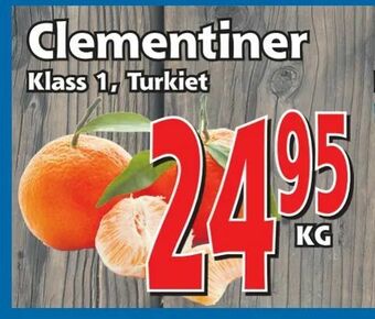 Supergrossen Clementiner erbjuda