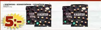 Supergrossen Kikärtor • kidneybönor • vitabönor erbjuda