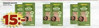 Supergrossen Veggie bacon erbjuda
