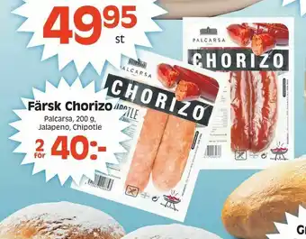 Färsk Chorizo